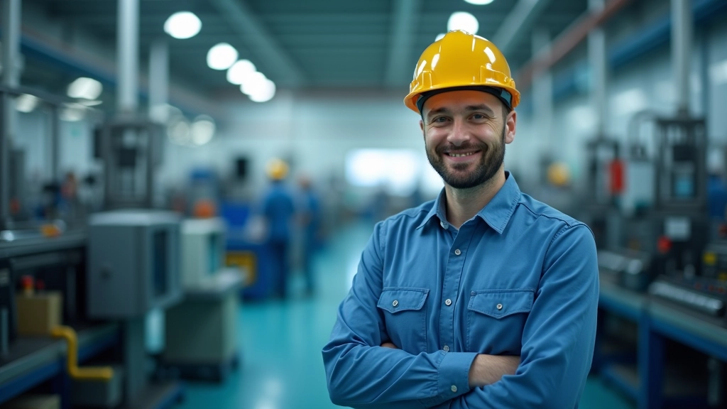 Industrielle Fertigungsanlage mit Rohren, Ventilen und Messgeräten in einer modernen Fabrik mit technischen Komponenten